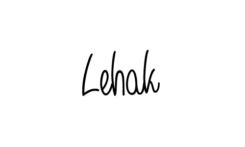 Make a beautiful signature design for name Lehak. With this signature (Angelique-Rose-font-FFP) style, you can create a handwritten signature for free. Lehak signature style 5 images and pictures png