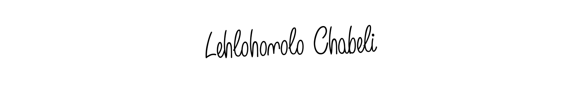 Make a short Lehlohonolo Chabeli signature style. Manage your documents anywhere anytime using Angelique-Rose-font-FFP. Create and add eSignatures, submit forms, share and send files easily. Lehlohonolo Chabeli signature style 5 images and pictures png