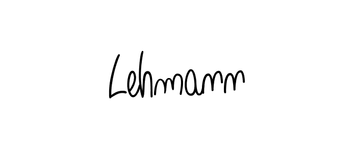 How to make Lehmann name signature. Use Angelique-Rose-font-FFP style for creating short signs online. This is the latest handwritten sign. Lehmann signature style 5 images and pictures png