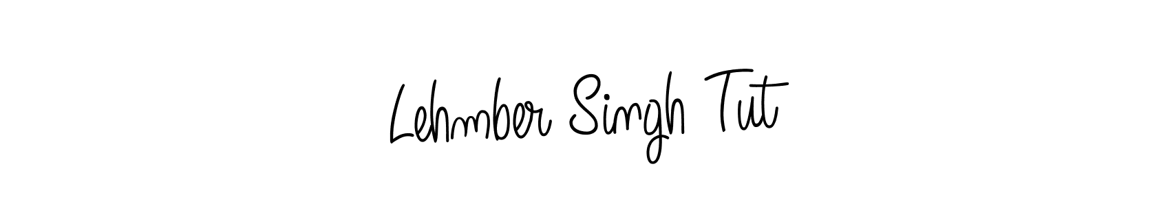 Lehmber Singh Tut stylish signature style. Best Handwritten Sign (Angelique-Rose-font-FFP) for my name. Handwritten Signature Collection Ideas for my name Lehmber Singh Tut. Lehmber Singh Tut signature style 5 images and pictures png
