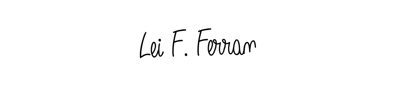 Here are the top 10 professional signature styles for the name Lei F. Ferran. These are the best autograph styles you can use for your name. Lei F. Ferran signature style 5 images and pictures png
