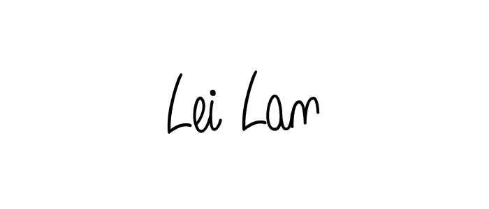How to Draw Lei Lan signature style? Angelique-Rose-font-FFP is a latest design signature styles for name Lei Lan. Lei Lan signature style 5 images and pictures png