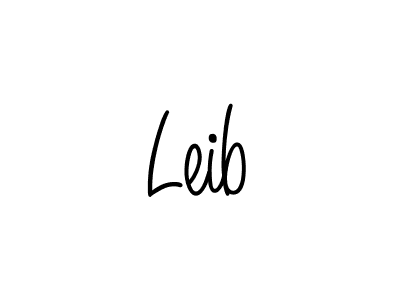 Use a signature maker to create a handwritten signature online. With this signature software, you can design (Angelique-Rose-font-FFP) your own signature for name Leib. Leib signature style 5 images and pictures png
