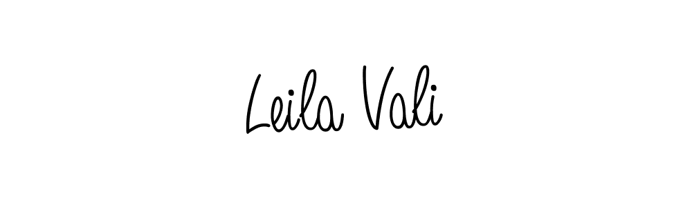 How to make Leila Vali signature? Angelique-Rose-font-FFP is a professional autograph style. Create handwritten signature for Leila Vali name. Leila Vali signature style 5 images and pictures png