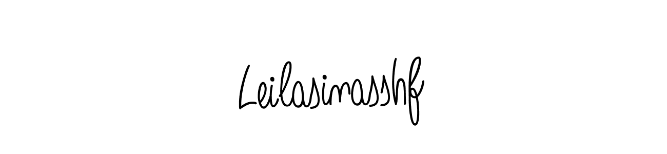 Design your own signature with our free online signature maker. With this signature software, you can create a handwritten (Angelique-Rose-font-FFP) signature for name Leilasinasshf. Leilasinasshf signature style 5 images and pictures png