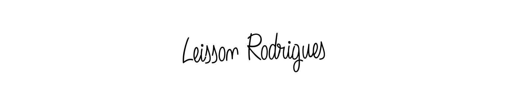 Leisson Rodrigues stylish signature style. Best Handwritten Sign (Angelique-Rose-font-FFP) for my name. Handwritten Signature Collection Ideas for my name Leisson Rodrigues. Leisson Rodrigues signature style 5 images and pictures png