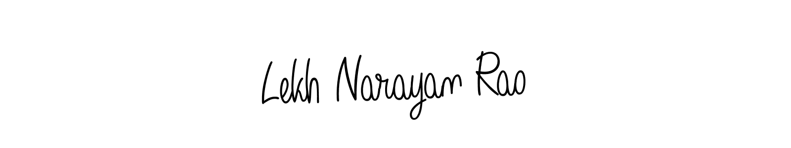 Also we have Lekh Narayan Rao name is the best signature style. Create professional handwritten signature collection using Angelique-Rose-font-FFP autograph style. Lekh Narayan Rao signature style 5 images and pictures png