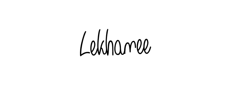 The best way (Angelique-Rose-font-FFP) to make a short signature is to pick only two or three words in your name. The name Lekhanee include a total of six letters. For converting this name. Lekhanee signature style 5 images and pictures png