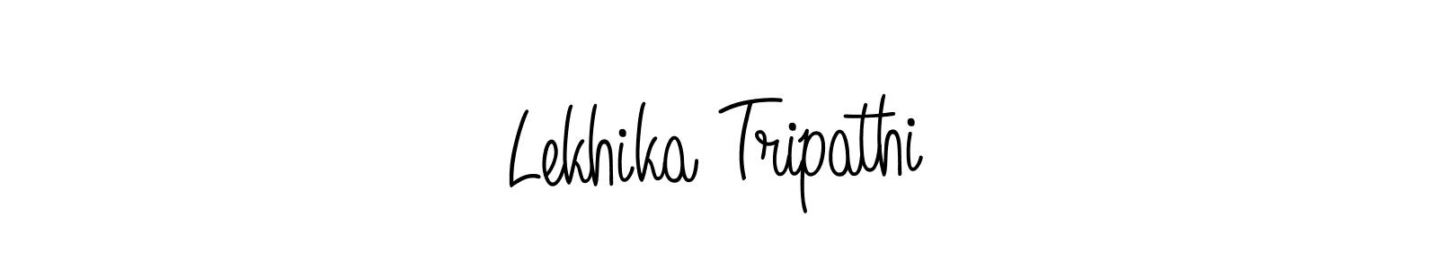Also we have Lekhika Tripathi name is the best signature style. Create professional handwritten signature collection using Angelique-Rose-font-FFP autograph style. Lekhika Tripathi signature style 5 images and pictures png