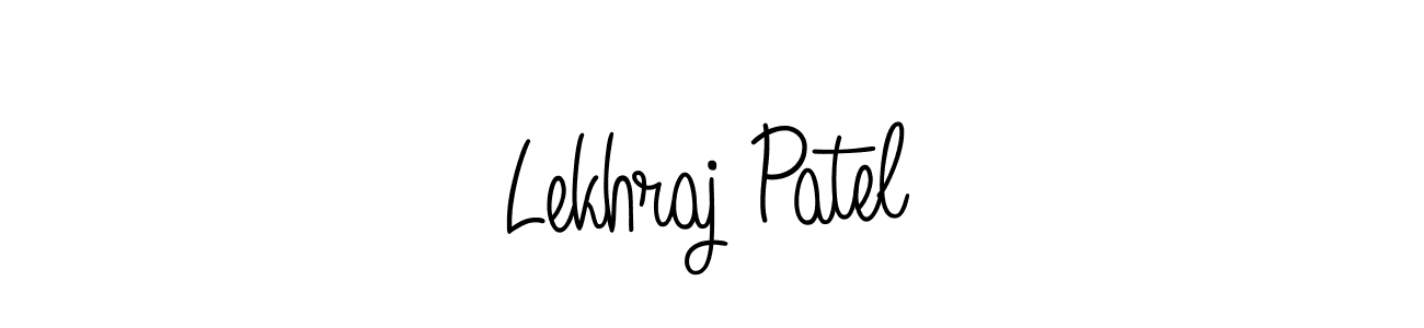 Design your own signature with our free online signature maker. With this signature software, you can create a handwritten (Angelique-Rose-font-FFP) signature for name Lekhraj Patel. Lekhraj Patel signature style 5 images and pictures png