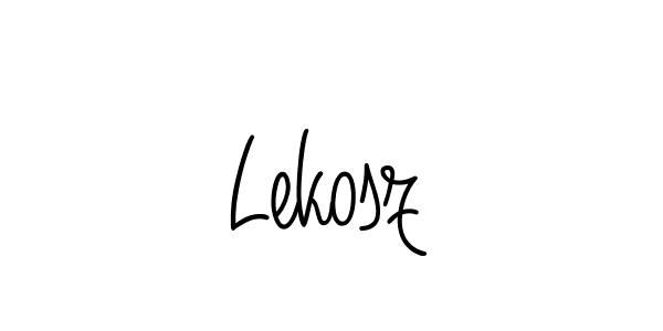 You can use this online signature creator to create a handwritten signature for the name Lekosz. This is the best online autograph maker. Lekosz signature style 5 images and pictures png