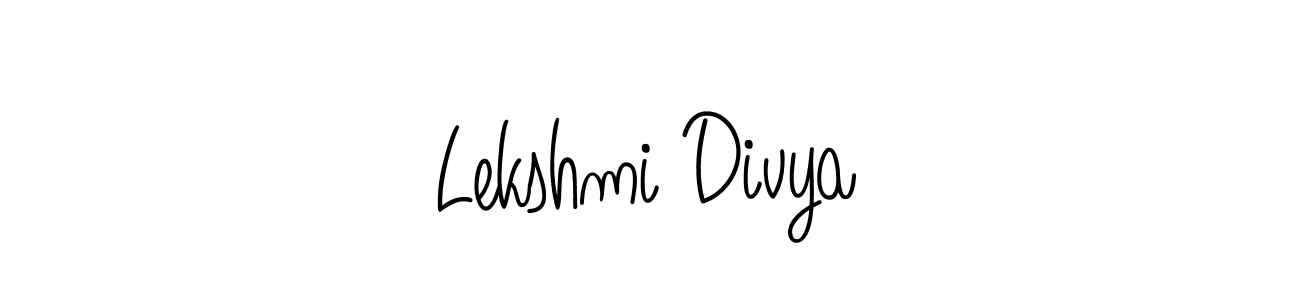 How to make Lekshmi Divya signature? Angelique-Rose-font-FFP is a professional autograph style. Create handwritten signature for Lekshmi Divya name. Lekshmi Divya signature style 5 images and pictures png