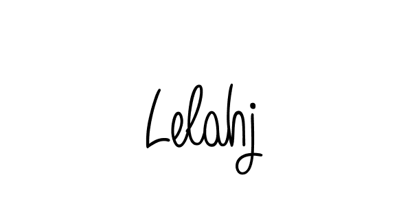 The best way (Angelique-Rose-font-FFP) to make a short signature is to pick only two or three words in your name. The name Lelahj include a total of six letters. For converting this name. Lelahj signature style 5 images and pictures png