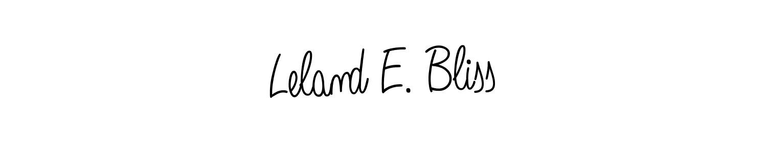 You can use this online signature creator to create a handwritten signature for the name Leland E. Bliss. This is the best online autograph maker. Leland E. Bliss signature style 5 images and pictures png