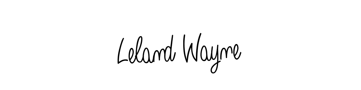 How to make Leland Wayne signature? Angelique-Rose-font-FFP is a professional autograph style. Create handwritten signature for Leland Wayne name. Leland Wayne signature style 5 images and pictures png