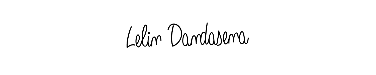 How to make Lelin Dandasena signature? Angelique-Rose-font-FFP is a professional autograph style. Create handwritten signature for Lelin Dandasena name. Lelin Dandasena signature style 5 images and pictures png