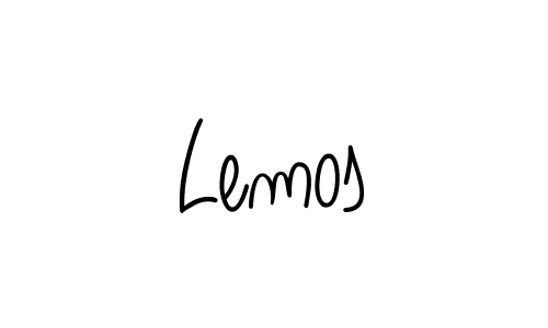 Lemos stylish signature style. Best Handwritten Sign (Angelique-Rose-font-FFP) for my name. Handwritten Signature Collection Ideas for my name Lemos. Lemos signature style 5 images and pictures png