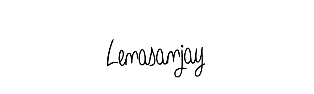 Once you've used our free online signature maker to create your best signature Angelique-Rose-font-FFP style, it's time to enjoy all of the benefits that Lenasanjay name signing documents. Lenasanjay signature style 5 images and pictures png