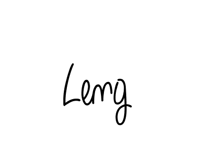 Design your own signature with our free online signature maker. With this signature software, you can create a handwritten (Angelique-Rose-font-FFP) signature for name Leng. Leng signature style 5 images and pictures png
