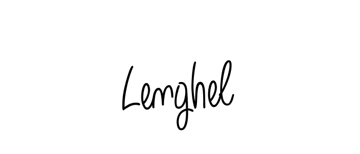 Create a beautiful signature design for name Lenghel. With this signature (Angelique-Rose-font-FFP) fonts, you can make a handwritten signature for free. Lenghel signature style 5 images and pictures png