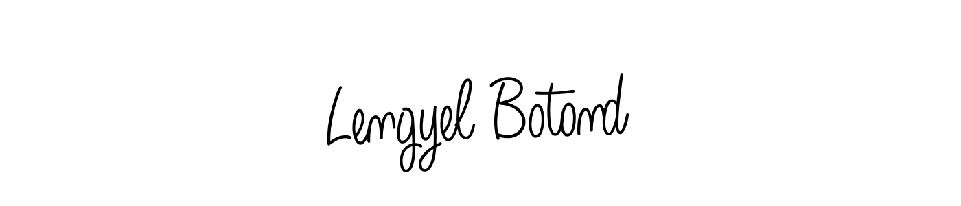 Make a beautiful signature design for name Lengyel Botond. With this signature (Angelique-Rose-font-FFP) style, you can create a handwritten signature for free. Lengyel Botond signature style 5 images and pictures png