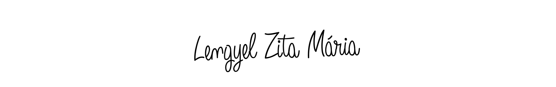 Check out images of Autograph of Lengyel Zita Mária name. Actor Lengyel Zita Mária Signature Style. Angelique-Rose-font-FFP is a professional sign style online. Lengyel Zita Mária signature style 5 images and pictures png