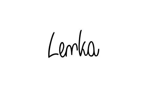 Best and Professional Signature Style for Lenka. Angelique-Rose-font-FFP Best Signature Style Collection. Lenka signature style 5 images and pictures png