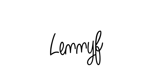 Make a beautiful signature design for name Lennyf. Use this online signature maker to create a handwritten signature for free. Lennyf signature style 5 images and pictures png