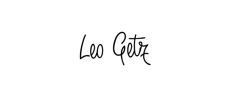 Leo Getz stylish signature style. Best Handwritten Sign (Angelique-Rose-font-FFP) for my name. Handwritten Signature Collection Ideas for my name Leo Getz. Leo Getz signature style 5 images and pictures png