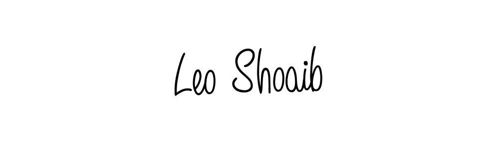 Design your own signature with our free online signature maker. With this signature software, you can create a handwritten (Angelique-Rose-font-FFP) signature for name Leo Shoaib. Leo Shoaib signature style 5 images and pictures png