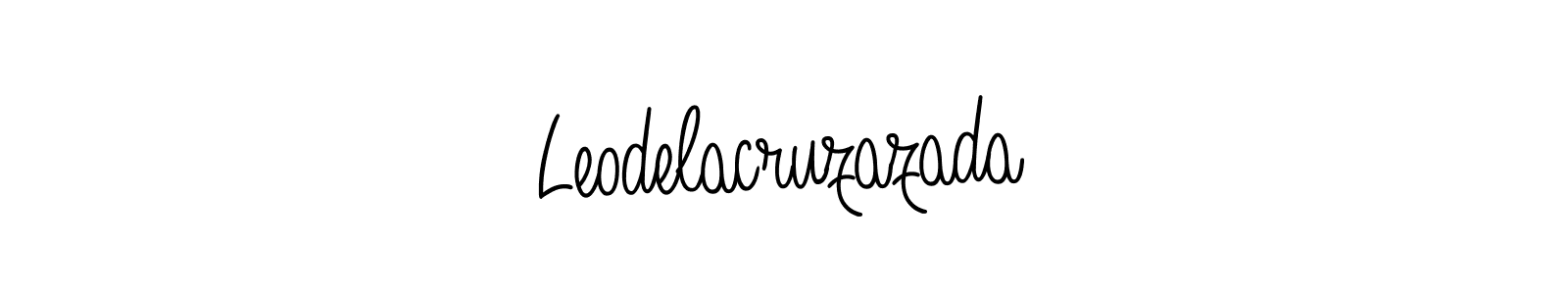 Angelique-Rose-font-FFP is a professional signature style that is perfect for those who want to add a touch of class to their signature. It is also a great choice for those who want to make their signature more unique. Get Leodelacruzazada name to fancy signature for free. Leodelacruzazada signature style 5 images and pictures png