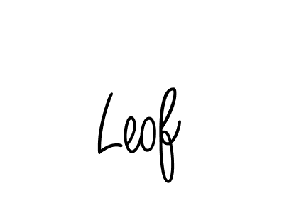 How to make Leof name signature. Use Angelique-Rose-font-FFP style for creating short signs online. This is the latest handwritten sign. Leof signature style 5 images and pictures png