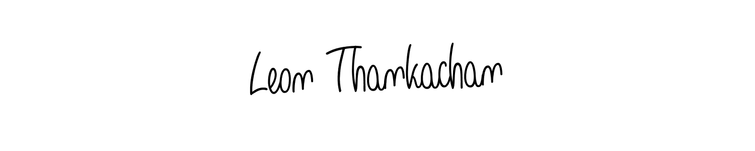 Create a beautiful signature design for name Leon Thankachan. With this signature (Angelique-Rose-font-FFP) fonts, you can make a handwritten signature for free. Leon Thankachan signature style 5 images and pictures png