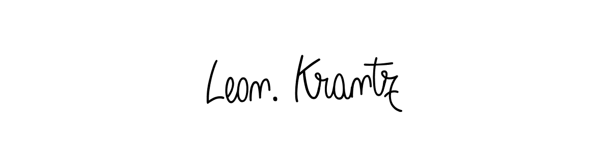 Also we have Leon. Krantz name is the best signature style. Create professional handwritten signature collection using Angelique-Rose-font-FFP autograph style. Leon. Krantz signature style 5 images and pictures png