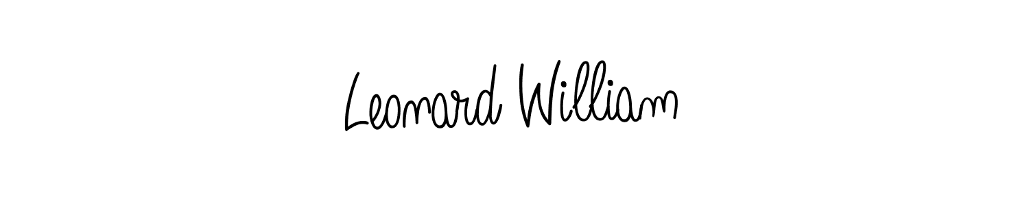 Also You can easily find your signature by using the search form. We will create Leonard William name handwritten signature images for you free of cost using Angelique-Rose-font-FFP sign style. Leonard William signature style 5 images and pictures png