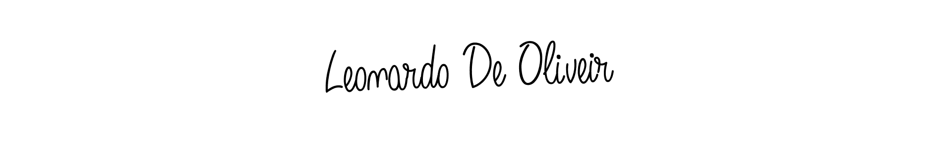 How to Draw Leonardo De Oliveir signature style? Angelique-Rose-font-FFP is a latest design signature styles for name Leonardo De Oliveir. Leonardo De Oliveir signature style 5 images and pictures png