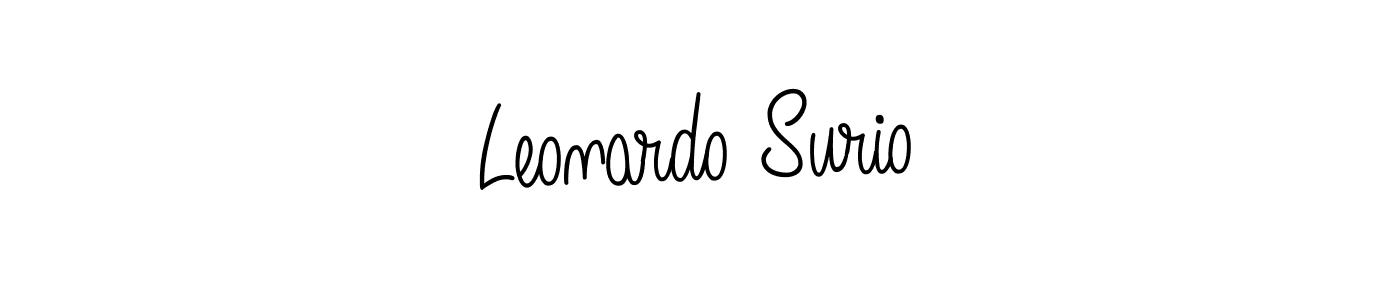 This is the best signature style for the Leonardo Surio name. Also you like these signature font (Angelique-Rose-font-FFP). Mix name signature. Leonardo Surio signature style 5 images and pictures png