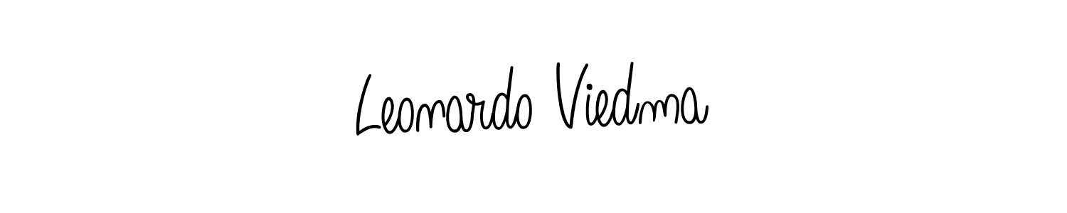 How to make Leonardo Viedma signature? Angelique-Rose-font-FFP is a professional autograph style. Create handwritten signature for Leonardo Viedma name. Leonardo Viedma signature style 5 images and pictures png