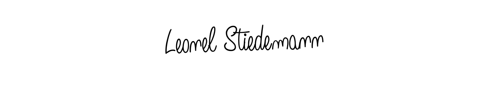 Create a beautiful signature design for name Leonel Stiedemann. With this signature (Angelique-Rose-font-FFP) fonts, you can make a handwritten signature for free. Leonel Stiedemann signature style 5 images and pictures png