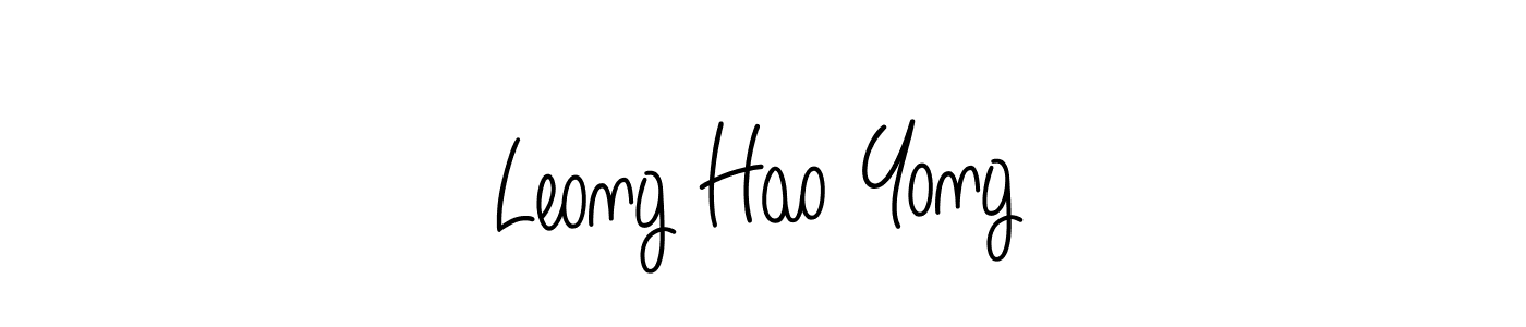 Best and Professional Signature Style for Leong Hao Yong. Angelique-Rose-font-FFP Best Signature Style Collection. Leong Hao Yong signature style 5 images and pictures png