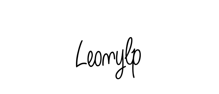 You should practise on your own different ways (Angelique-Rose-font-FFP) to write your name (Leonylp) in signature. don't let someone else do it for you. Leonylp signature style 5 images and pictures png