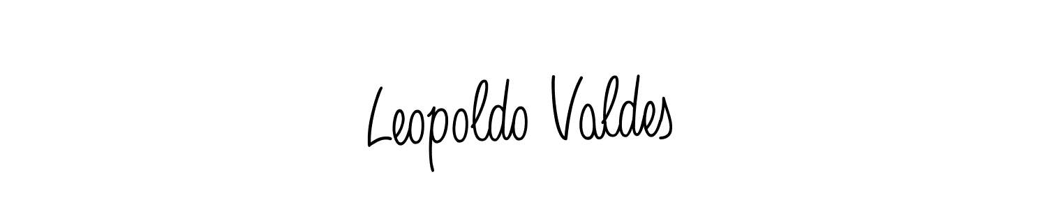 Best and Professional Signature Style for Leopoldo Valdes. Angelique-Rose-font-FFP Best Signature Style Collection. Leopoldo Valdes signature style 5 images and pictures png
