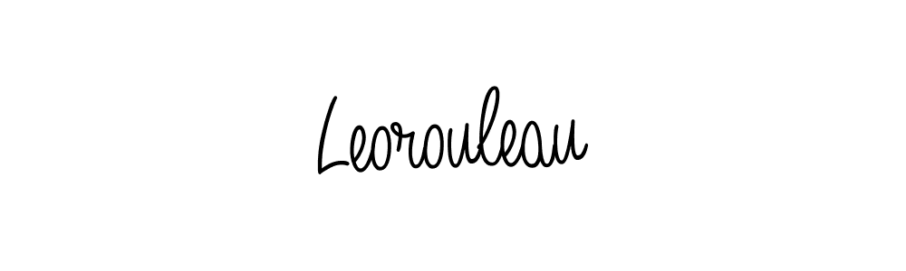 Angelique-Rose-font-FFP is a professional signature style that is perfect for those who want to add a touch of class to their signature. It is also a great choice for those who want to make their signature more unique. Get Leorouleau name to fancy signature for free. Leorouleau signature style 5 images and pictures png