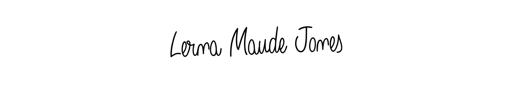 Here are the top 10 professional signature styles for the name Lerna Maude Jones. These are the best autograph styles you can use for your name. Lerna Maude Jones signature style 5 images and pictures png