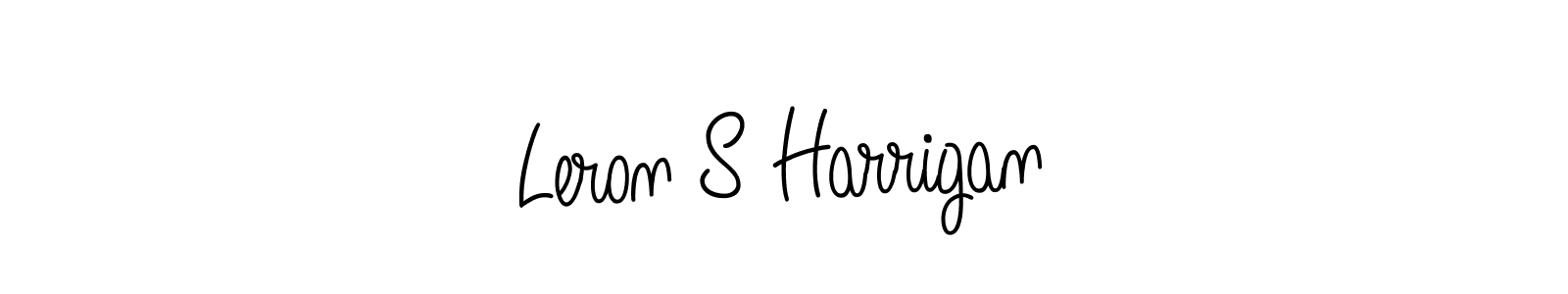 Also we have Leron S Harrigan name is the best signature style. Create professional handwritten signature collection using Angelique-Rose-font-FFP autograph style. Leron S Harrigan signature style 5 images and pictures png