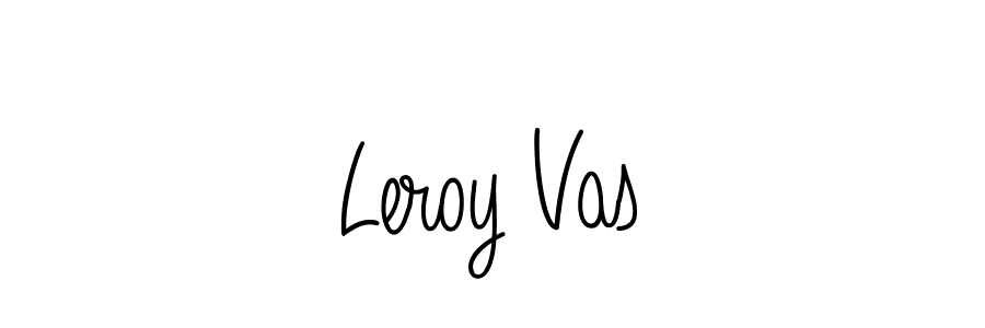 The best way (Angelique-Rose-font-FFP) to make a short signature is to pick only two or three words in your name. The name Leroy Vas include a total of six letters. For converting this name. Leroy Vas signature style 5 images and pictures png