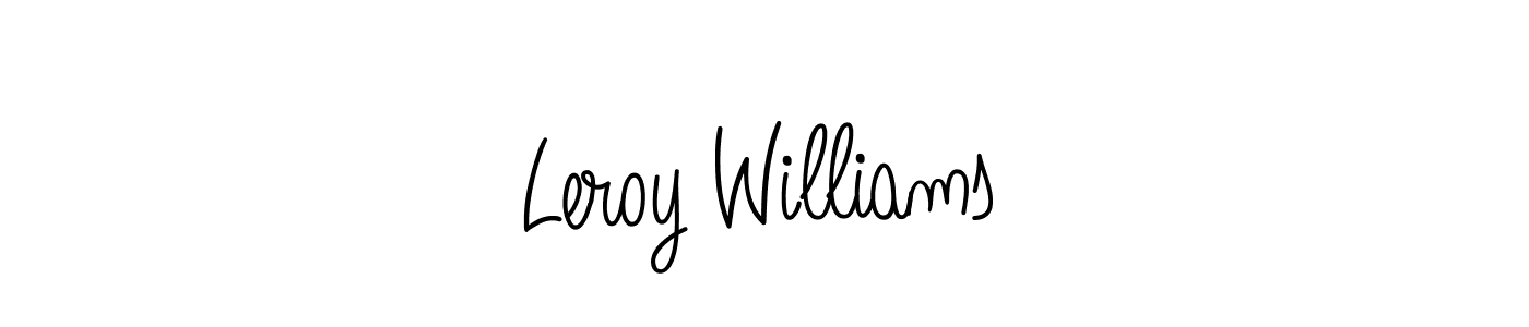 Angelique-Rose-font-FFP is a professional signature style that is perfect for those who want to add a touch of class to their signature. It is also a great choice for those who want to make their signature more unique. Get Leroy Williams name to fancy signature for free. Leroy Williams signature style 5 images and pictures png