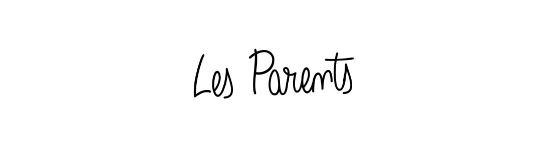 You should practise on your own different ways (Angelique-Rose-font-FFP) to write your name (Les Parents) in signature. don't let someone else do it for you. Les Parents signature style 5 images and pictures png