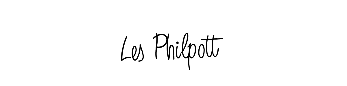 Create a beautiful signature design for name Les Philpott. With this signature (Angelique-Rose-font-FFP) fonts, you can make a handwritten signature for free. Les Philpott signature style 5 images and pictures png