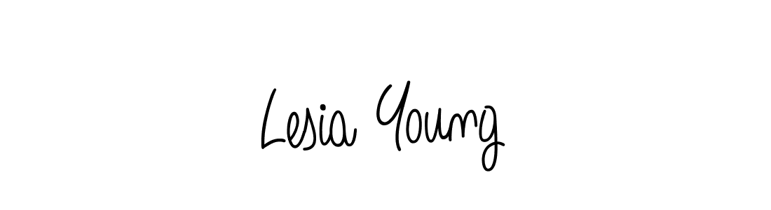 Make a short Lesia Young signature style. Manage your documents anywhere anytime using Angelique-Rose-font-FFP. Create and add eSignatures, submit forms, share and send files easily. Lesia Young signature style 5 images and pictures png